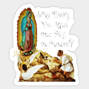 Guadalupe Virgin Mary Our Lady of  Mexico & St Juan Diego 04 Sticker